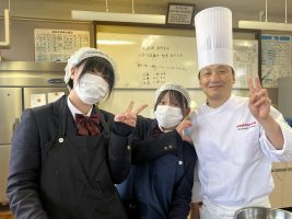 イメージ：【調理・製菓合同】三島高校へ出張授業に行ってきました！