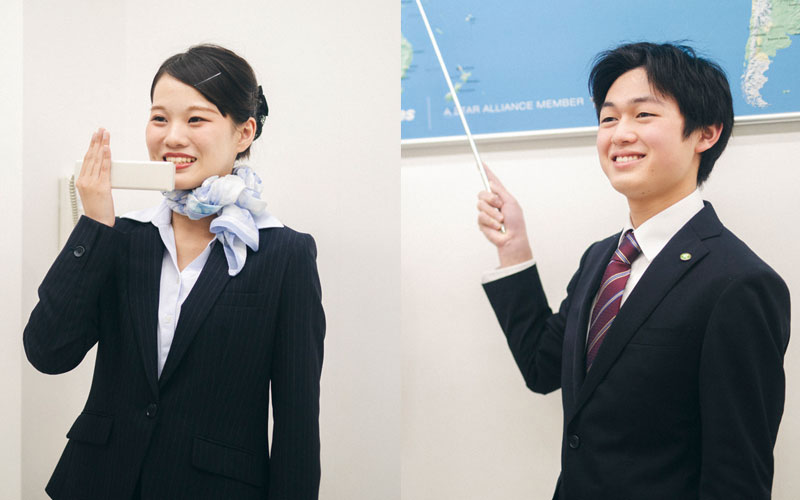 エアライン・観光科 選べるメニュー🎵