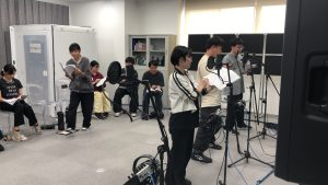 イメージ：【声優タレント科】今日はアフレコ実習・・・