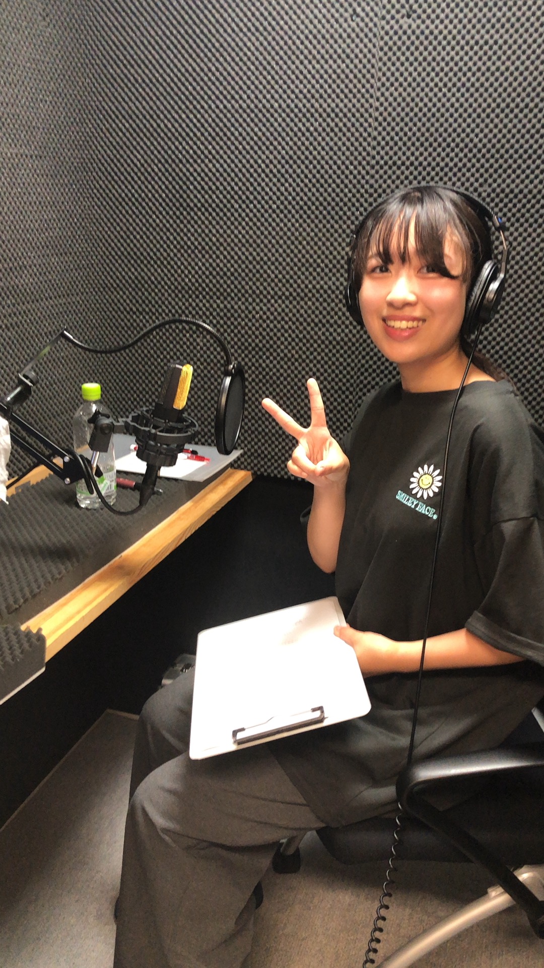 イメージ：【声優タレント科】ナレーション収録の仕事にいってきました