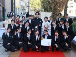 イメージ：【ブライダル・ホテル科】花園町ブライダルを開催しました💍👗✨